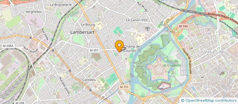 localisation de l'entreprise OPRA à LAMBERSART
