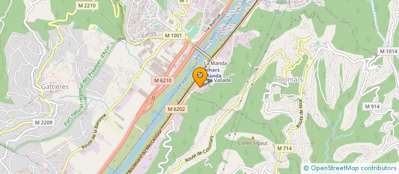 localisation de l'entreprise OPRAZUR à COLOMARS