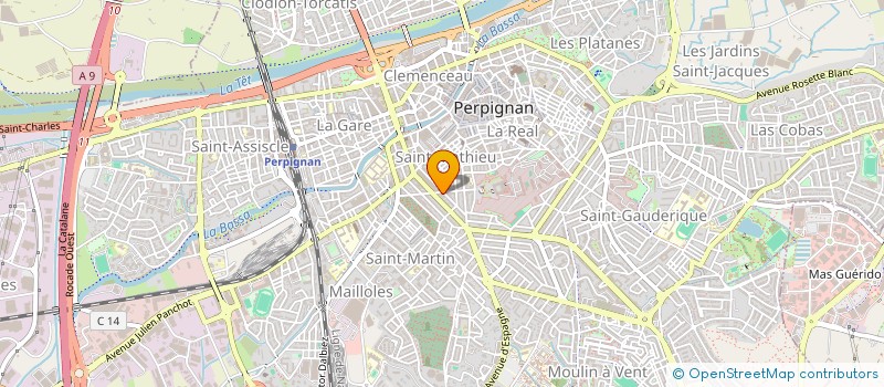 localisation de l'entreprise OPRIDE  PERPIGNAN