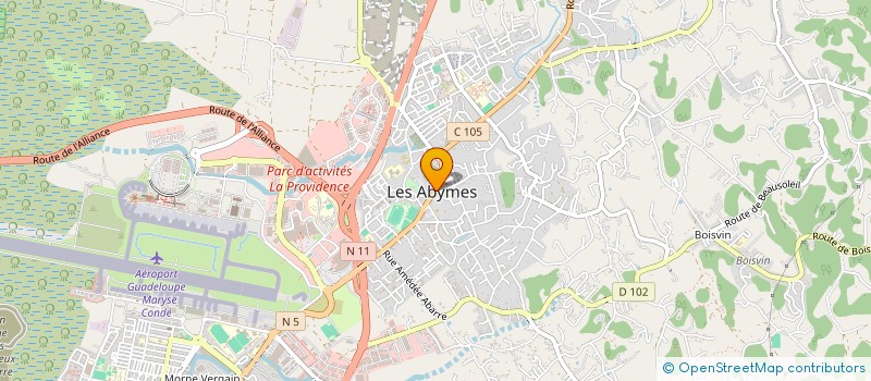 localisation de l'entreprise OPRISM GROUPE  LES ABYMES