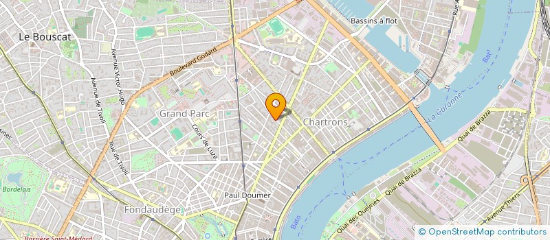 localisation de l'entreprise OPRJ à BORDEAUX