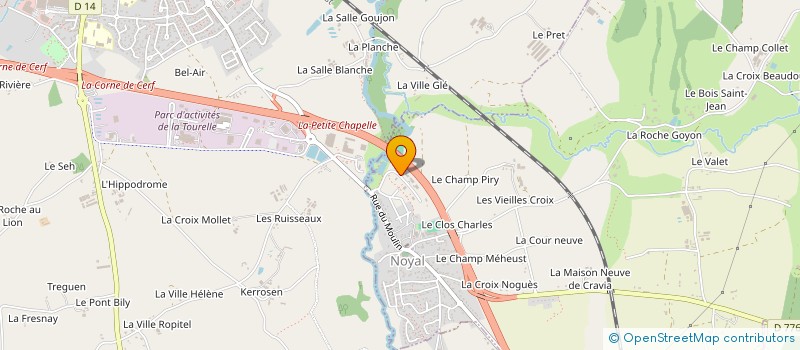 localisation de l'entreprise OPRYME à NOYAL