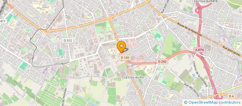 localisation de l'entreprise OPS 49 à ANGERS