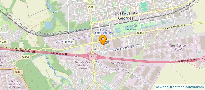 localisation de l'entreprise OPS  BUSSY-SAINT-GEORGES