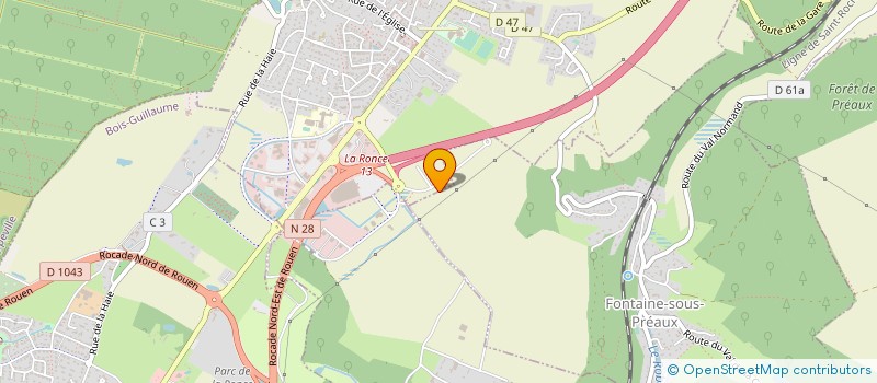 localisation de l'entreprise OPS à ISNEAUVILLE