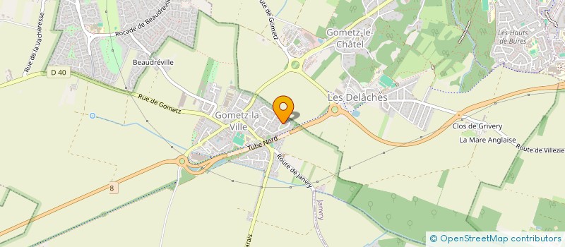 localisation de l'entreprise OPS  GOMETZ-LA-VILLE