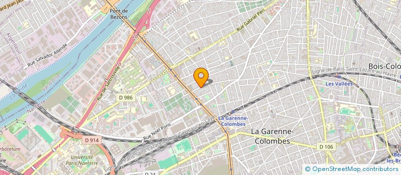 localisation de l'entreprise OPS HOLDING à COLOMBES