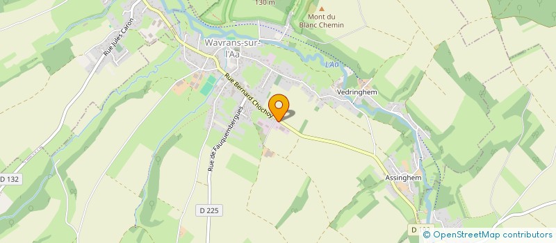 localisation de l'entreprise OPSAV à WAVRANS SUR L'AA