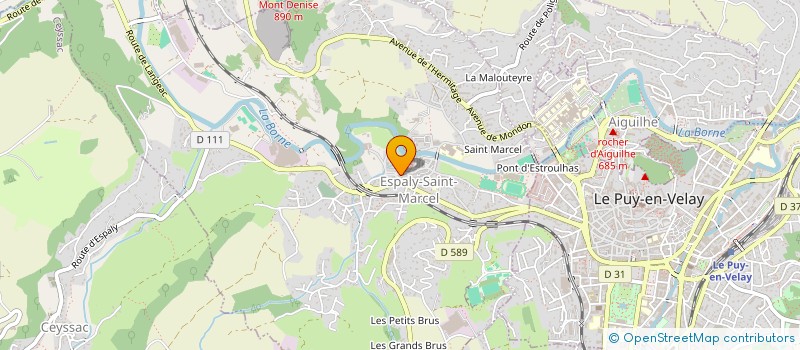 localisation de l'entreprise OPSCALER  ESPALY-SAINT-MARCEL