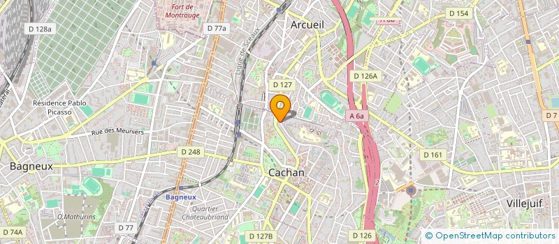 localisation de l'entreprise OPSENSIA  CACHAN