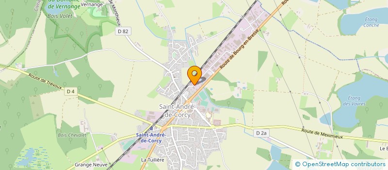 localisation de l'entreprise OPSI EVENTS à SAINT-ANDRE-DE-CORCY