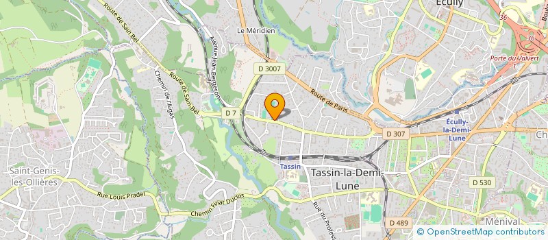 localisation de l'entreprise OPSIE à TASSIN-LA-DEMI-LUNE