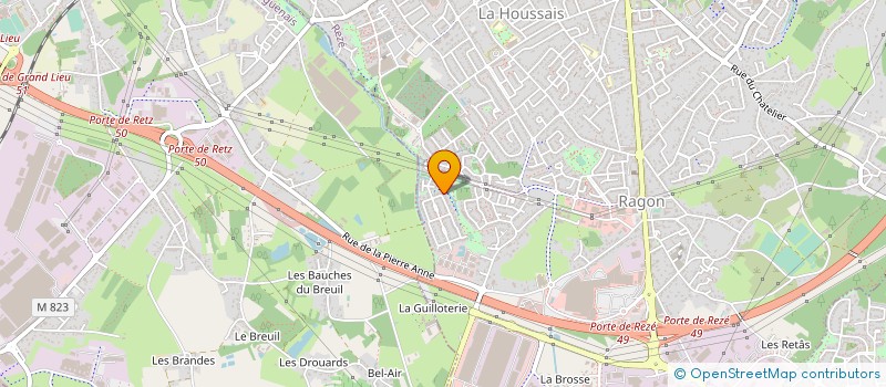 localisation de l'entreprise OPSILON  REZE