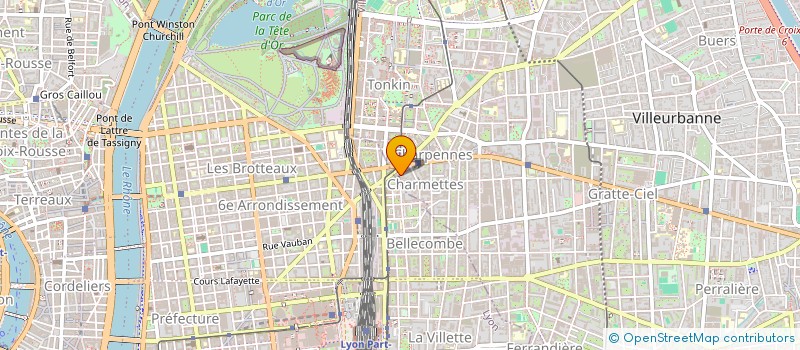 localisation de l'entreprise OPSIS  VILLEURBANNE