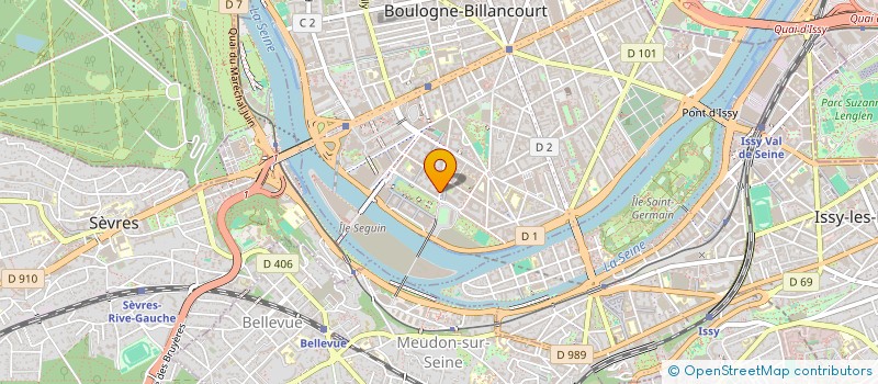 localisation de l'entreprise OPSOOM  BOULOGNE-BILLANCOURT