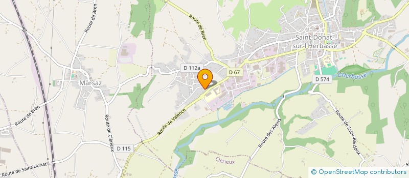 localisation de l'entreprise OPT'ECO  SAINT-DONAT-SUR-L'HERBASSE