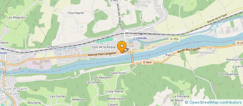 localisation de l'entreprise OPT'IN.COM à LALINDE