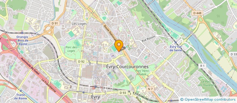 localisation de l'entreprise OPT&MISE  EVRY-COURCOURONNES