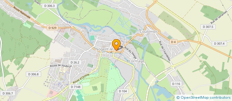 localisation de l'entreprise OPT'TWO à NOGENT-LE-ROI