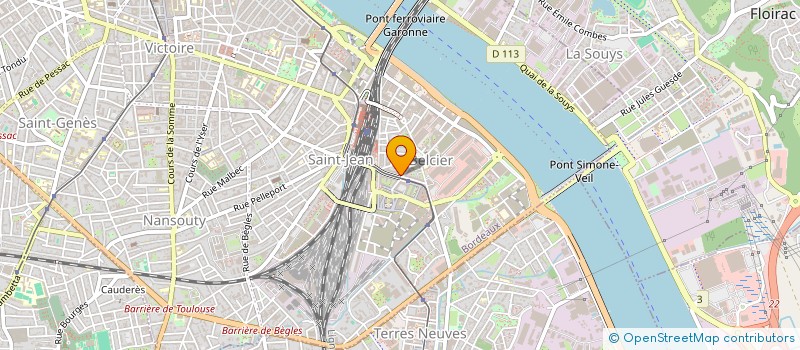 localisation de l'entreprise OPT2A à BORDEAUX