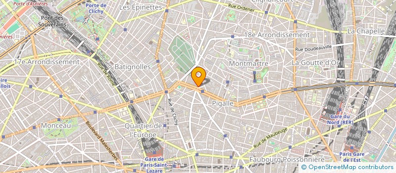 localisation de l'entreprise OPTA BLANCHE  PARIS