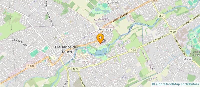 localisation de l'entreprise OPTA TRANSPORT  PLAISANCE-DU-TOUCH