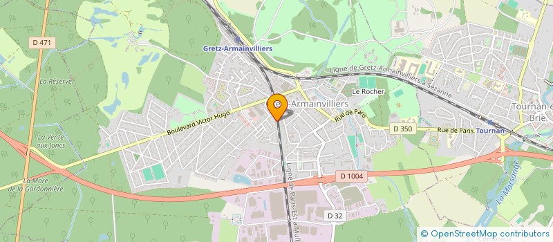 localisation de l'entreprise OPTAGE à GRETZ-ARMAINVILLIERS