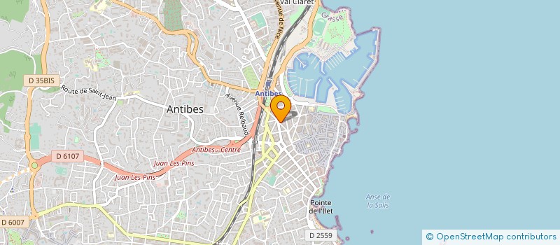 localisation de l'entreprise OPTAGIL à ANTIBES