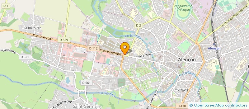 localisation de l'entreprise OPTALEN à ALENCON