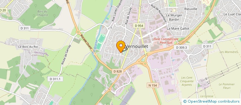 localisation de l'entreprise OPTALLIS à VERNOUILLET