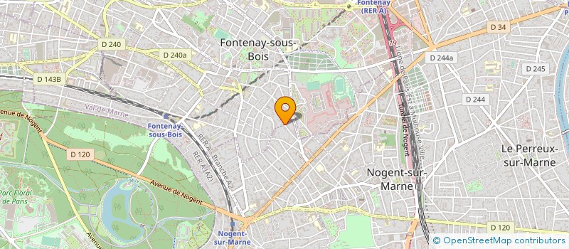 localisation de l'entreprise OPTALYS à FONTENAY-SOUS-BOIS