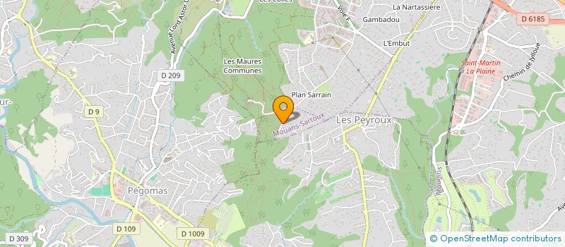 localisation de l'entreprise OPTARE GROUPE  MOUANS-SARTOUX