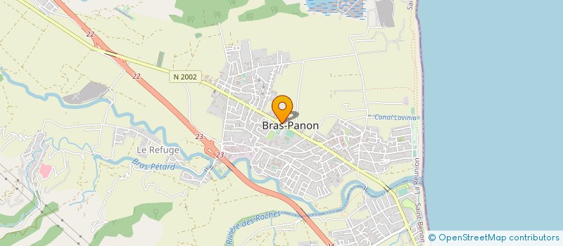 localisation de l'entreprise OPTAVE BRAS-PANON à BRAS-PANON