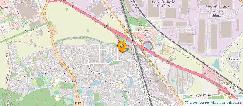 localisation de l'entreprise OPTC HORIZON  SAVIGNY-LE-TEMPLE