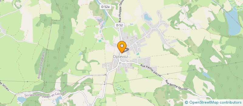 localisation de l'entreprise OPTE' POUR LE JEU  OPTEVOZ