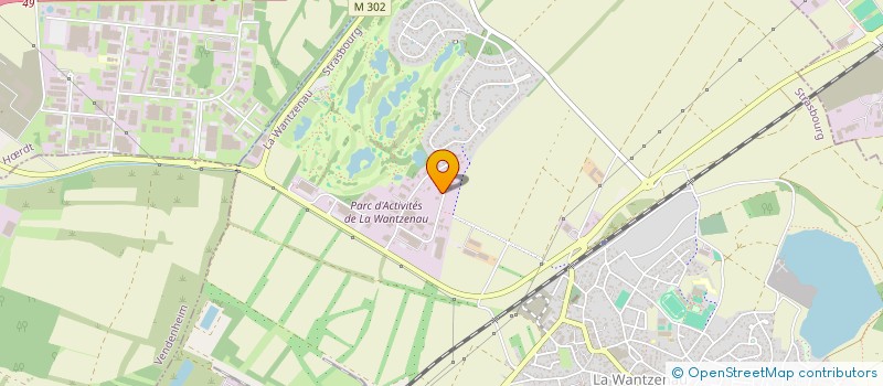 localisation de l'entreprise OPTEAL 18  LA WANTZENAU