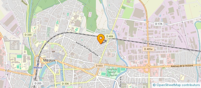 localisation de l'entreprise OPTEAM à MEAUX