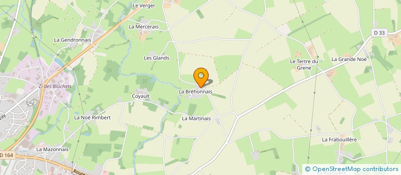 localisation de l'entreprise OPTEAM' EAT  BLAIN