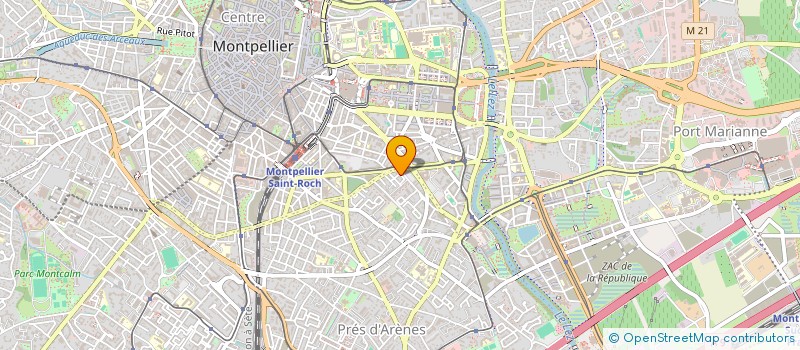localisation de l'entreprise OPTEAM-US TRANSPORTS à MONTPELLIER