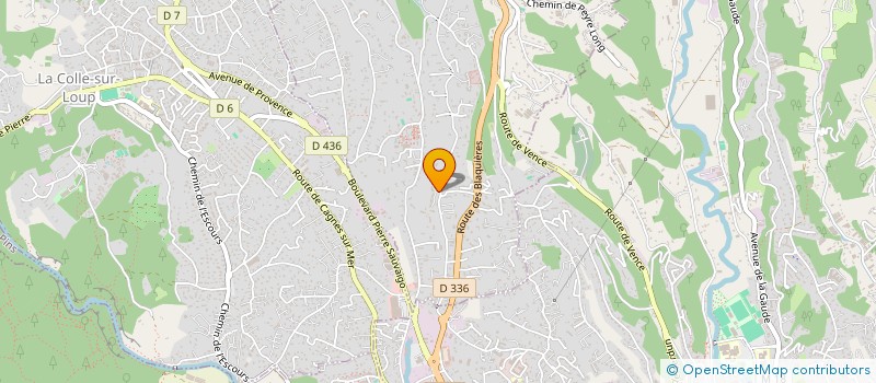 localisation de l'entreprise OPTEAMO - OPTIMISATION & PILOTAGE TRAVAUX, EXPERTISE ET ASSISTANCE A LA MAITRISE D'OUVRAGE à SAINT-PAUL-DE-VENCE