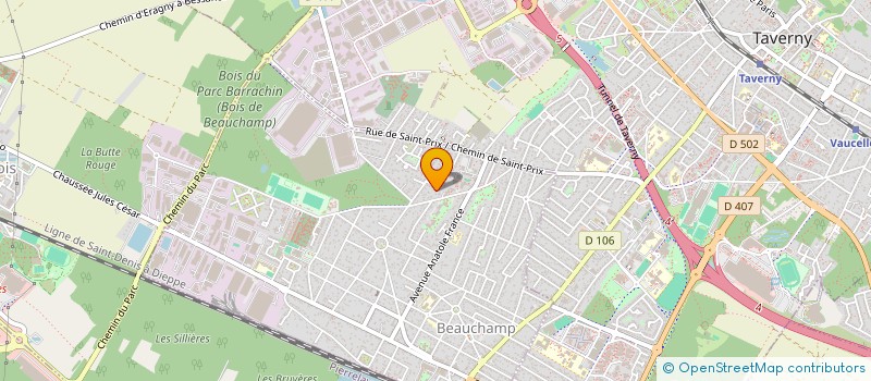 localisation de l'entreprise OPTEAMUM HERITAGE FRANCE  BEAUCHAMP