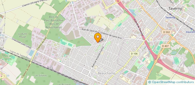 localisation de l'entreprise OPTEAMUM IMMO  BEAUCHAMP