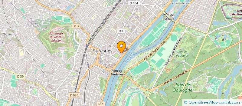 localisation de l'entreprise OPTECTRONIC à SURESNES