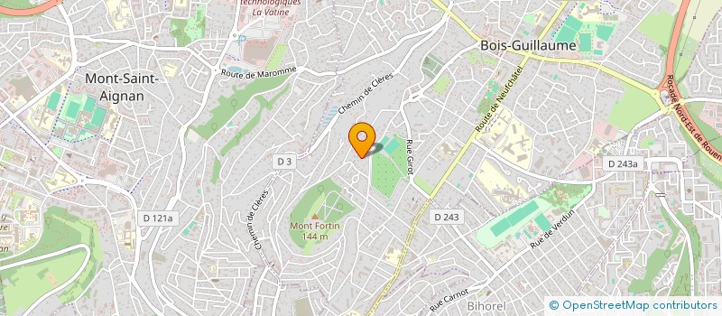 localisation de l'entreprise OPTELIUM à BOIS-GUILLAUME