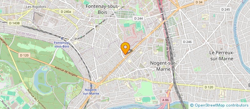 localisation de l'entreprise OPTENCIEL  NOGENT-SUR-MARNE