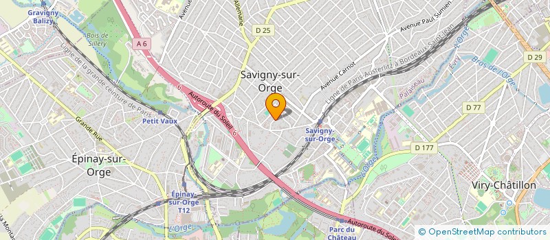 localisation de l'entreprise OPTEO ENTREPRENEURS à SAVIGNY-SUR-ORGE