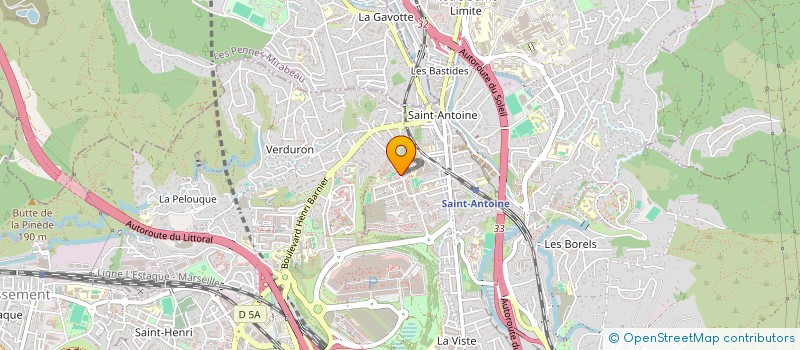 localisation de l'entreprise OPTEOCOM à MARSEILLE