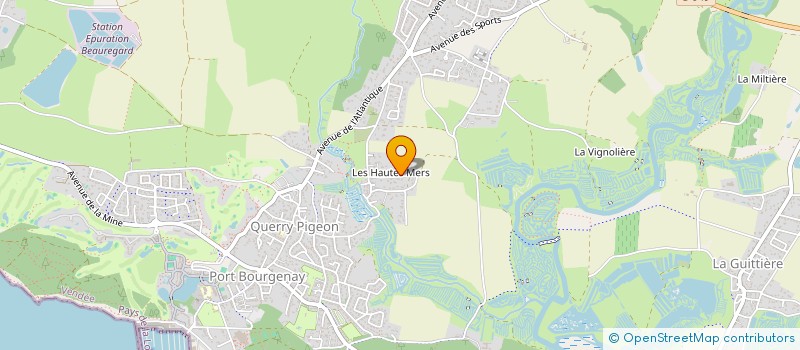 localisation de l'entreprise OPTEOLIA à TALMONT-SAINT-HILAIRE