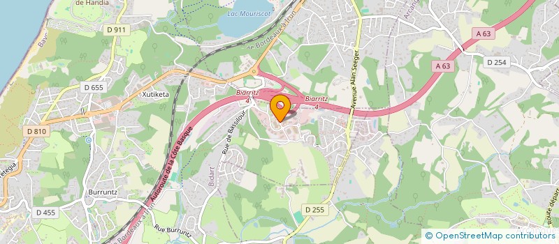 localisation de l'entreprise OPTERA SPV01  BIDART