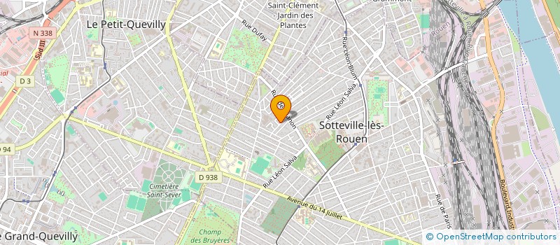 localisation de l'entreprise OPTERIEUR  SOTTEVILLE-LES-ROUEN